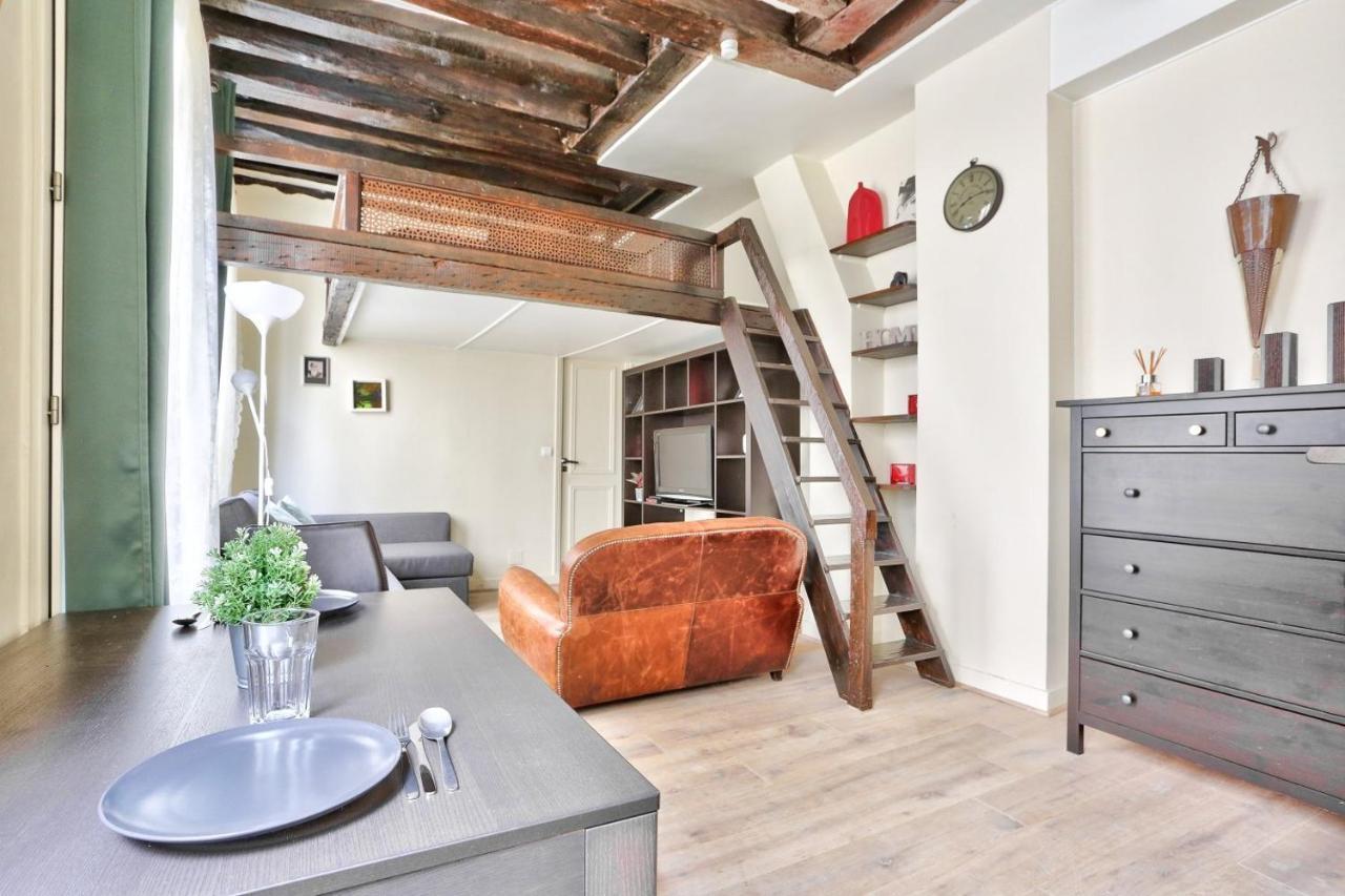 Studio Mezzanine Quartier Luxembourg Free Netflix Paris Exterior foto